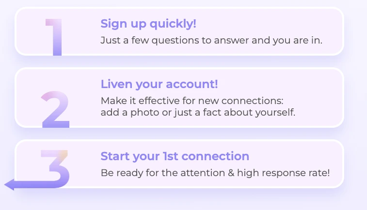 YouMeTalks sign up steps